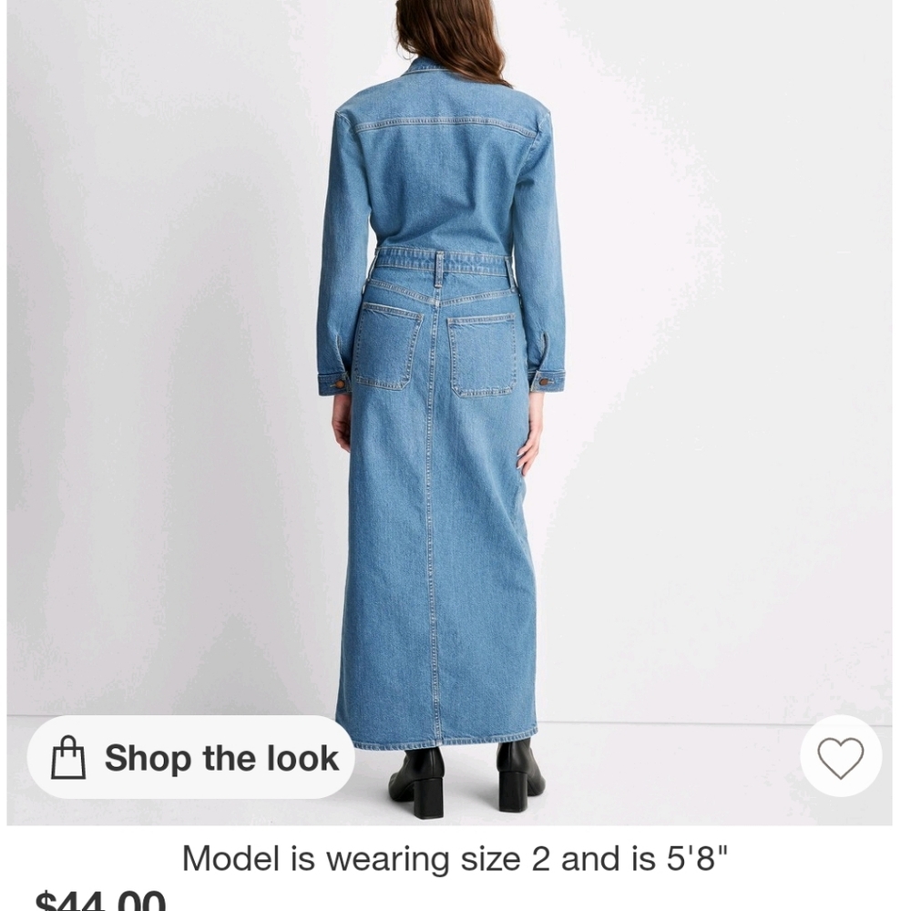 Universal Threads denim maxi - Picture 2 of 2